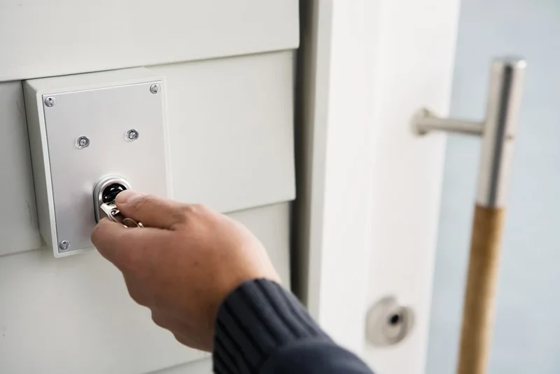ABUS AP-Schlüsselschalter inkl. Halbzylinder SE1010