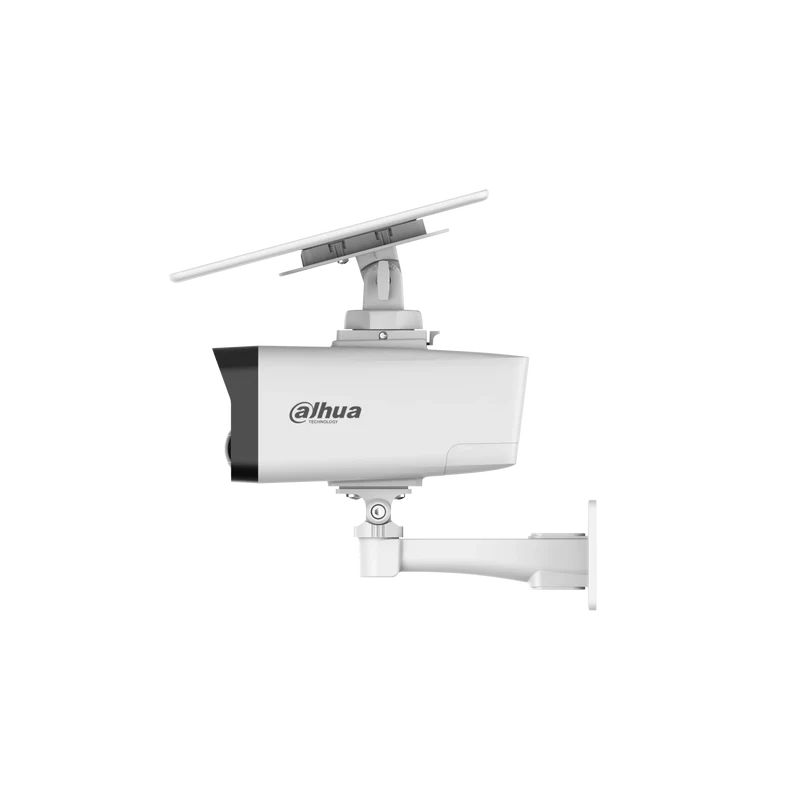 Dahua 4G IP-Bullet-Kamera, 4 MP (3.6 mm, IR 30 m) mit Solarpanel | DH-IPC-HFW2441DG-4G-SP-B-MAX