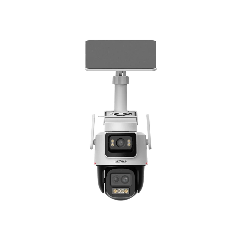 Dahua 4G IP-Dual-Lens-PT-Dome-Batterie-Kamera mit Solarpanel | DH-IPC-PTS2649C-3E3Z-4GB20