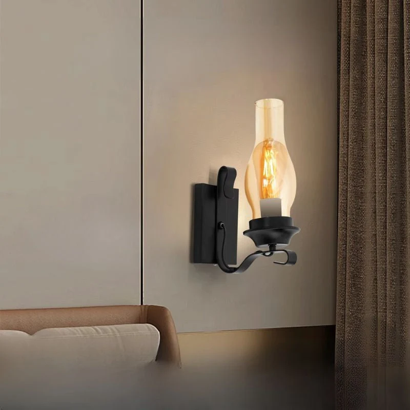 Noctira LED Wandleuchte aus Eisen für Innenräume
