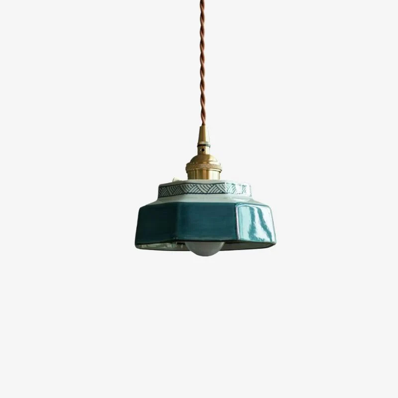 Ceranova LED Pendelleuchte aus Keramik für Deckenmontage