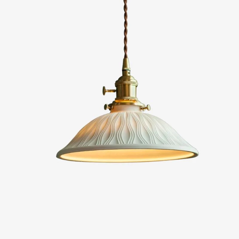 Ceranova LED Pendelleuchte aus Keramik für Deckenmontage