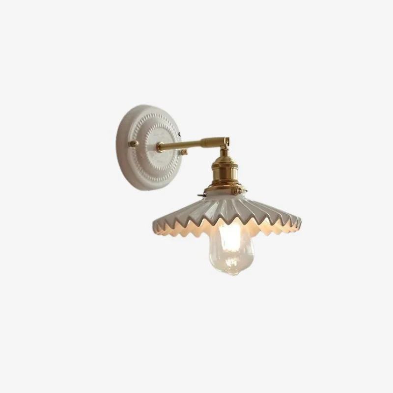 Velmora LED Wandleuchte mit dekorativem Wanddesign