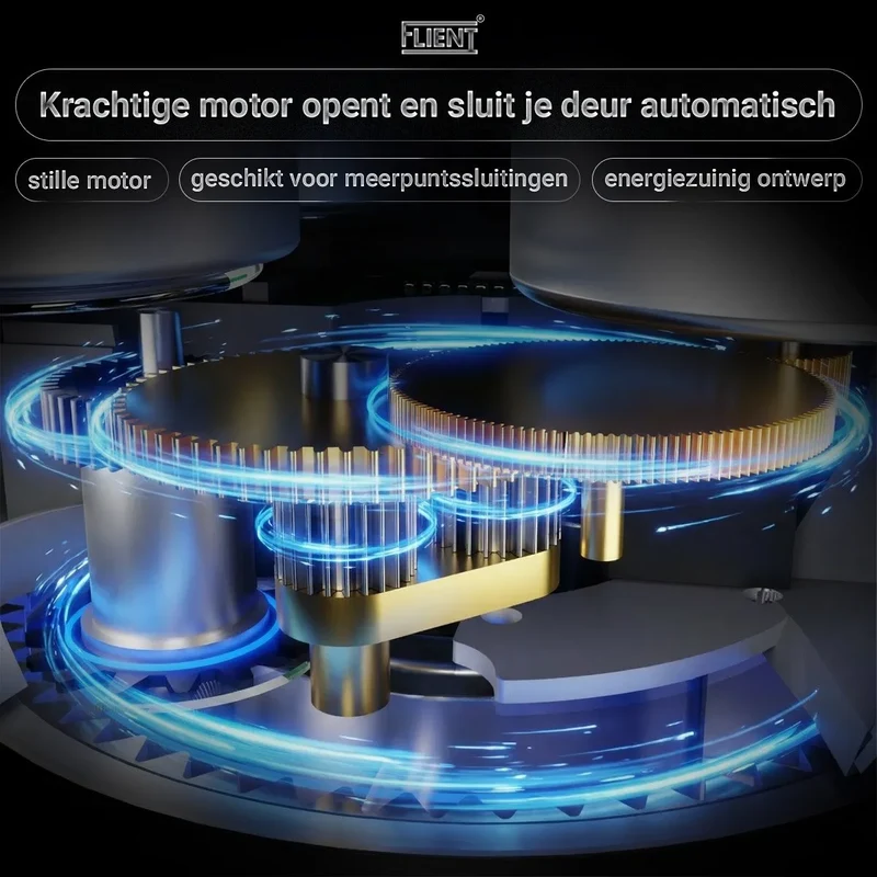 Flient Smart Lock Rotor Zwart - Retrofit Motorslot voor Bestaande Cilinder