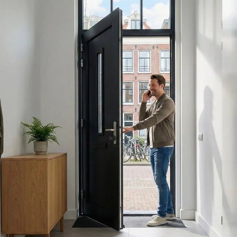 Flient Smart Lock Rotor Zwart - Retrofit Motorslot voor Bestaande Cilinder