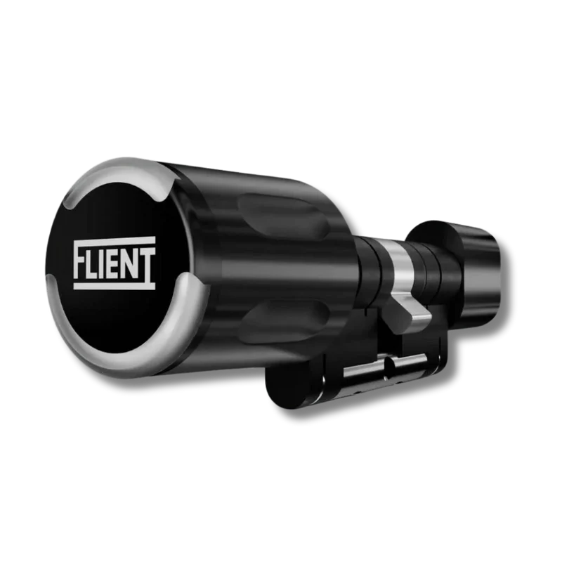 Flient Smart Lock Eon Zwart/Zwart - Slim Cilinderslot IP68
