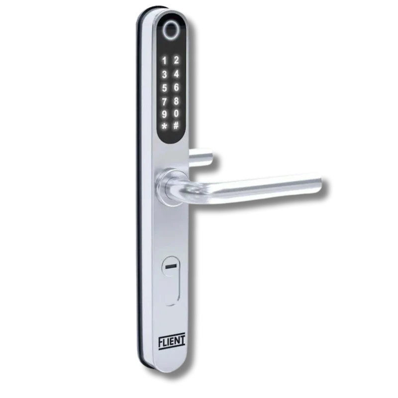 Flient Smart Lock Versa RVS - Slim Deurbeslag voor Poort en Deur