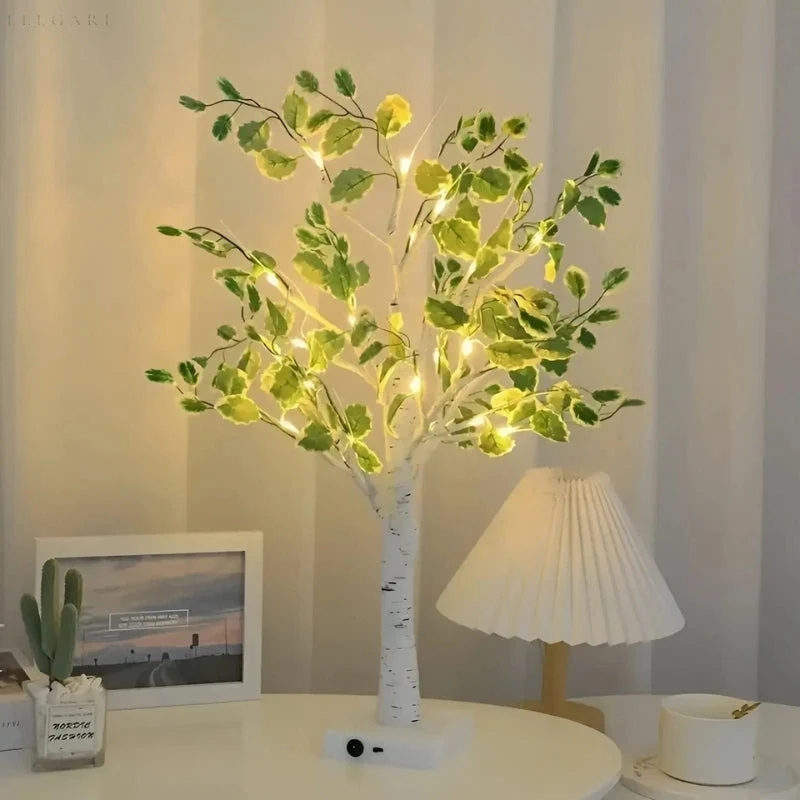 Lumivana LED-Tischlampe in Baumform mit Akku