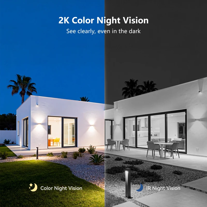 Jennov H Series WIFI Camera, 3MP, AJCloud App, 2-Way Audio, Outdoor, Color Night Vision, Auto-tracking