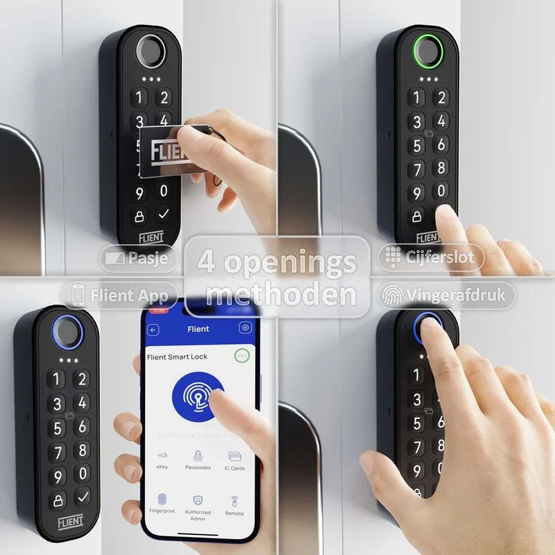 Flient Keypad - Codepaneel met Vingerafdruk voor Eon en Rotor