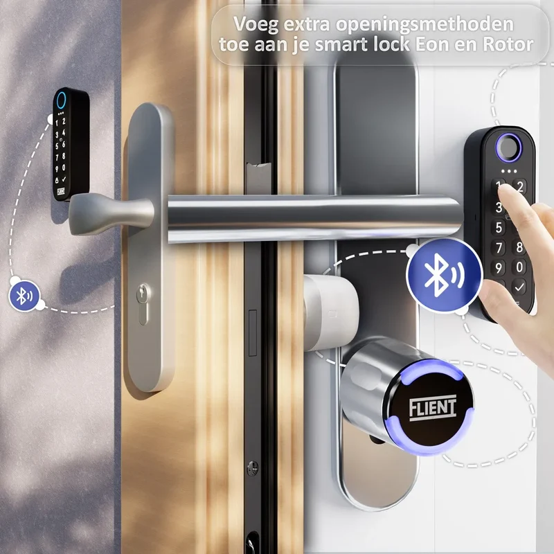 Flient Keypad - Codepaneel met Vingerafdruk voor Eon en Rotor