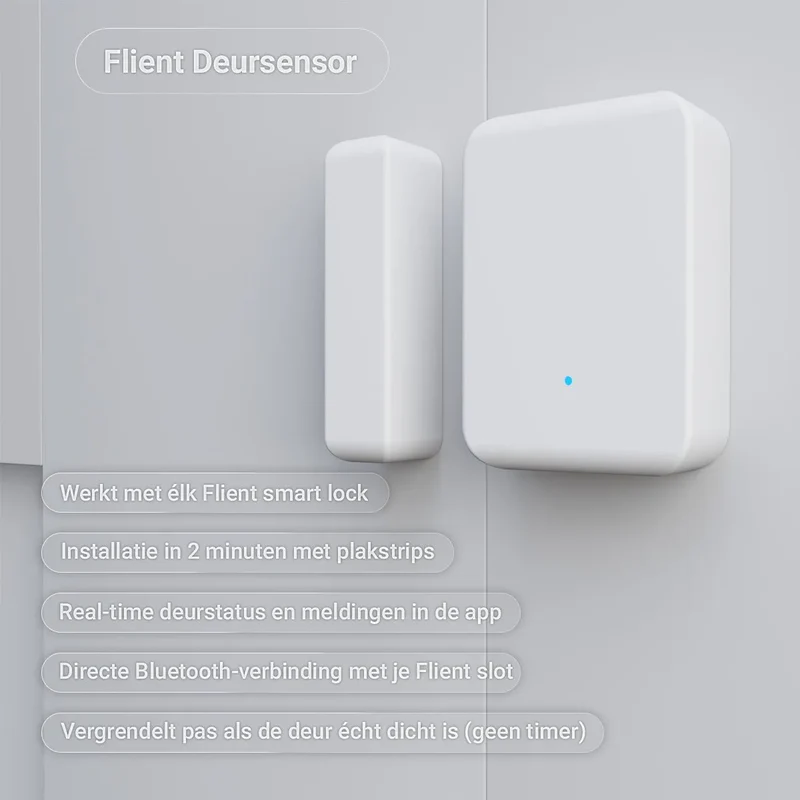 Flient Deursensor - Automatisch Vergrendelen op het Juiste Moment