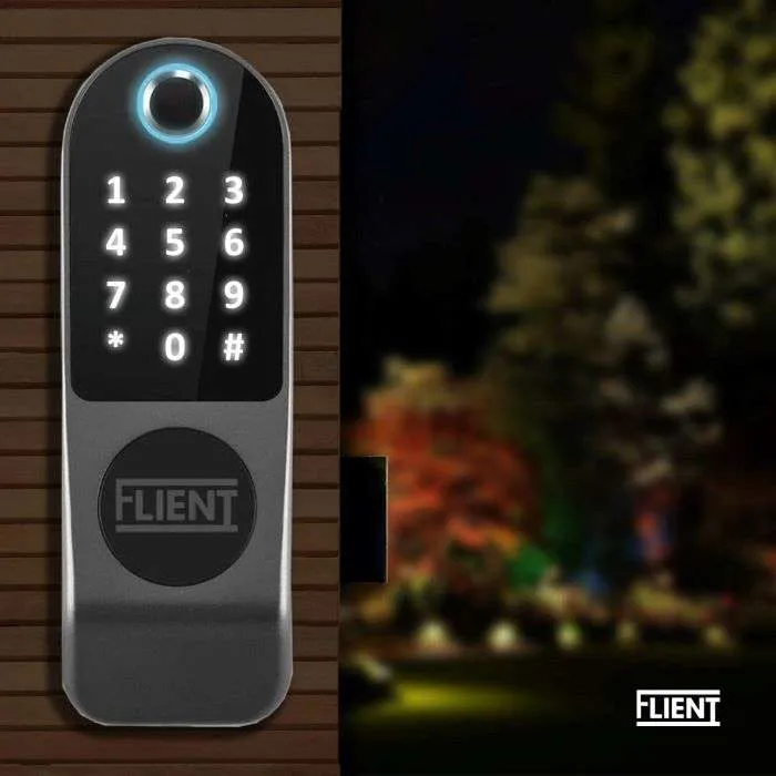 Flient Smart Lock GateGuard - Gemotoriseerd Oplegslot voor Poort en Deur