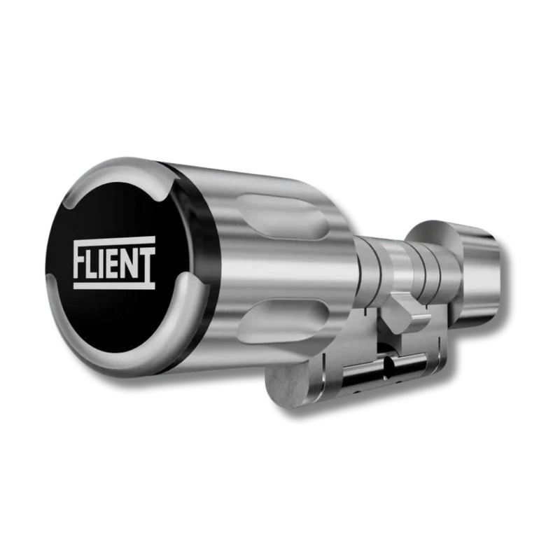 Flient Smart Lock Eon Zwart/Zilver - Slim Cilinderslot IP68
