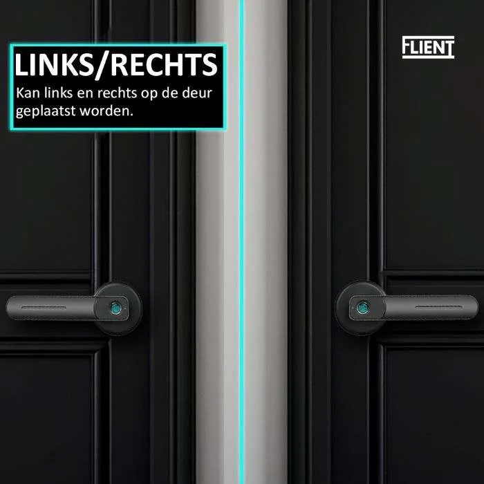 Flient Smart Lock Casual 2.0 - Slimme Deurklink voor Binnendeuren