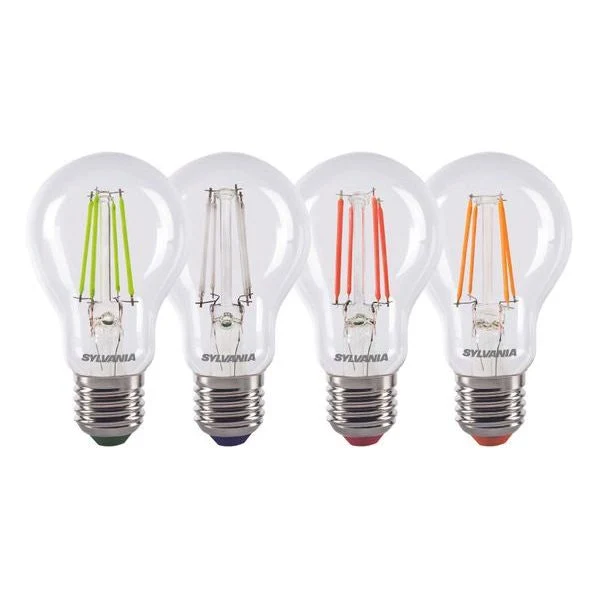 Farbige LED Lampen | 4er Pack | in Rot, Grün, Blau, Orange erhältlich