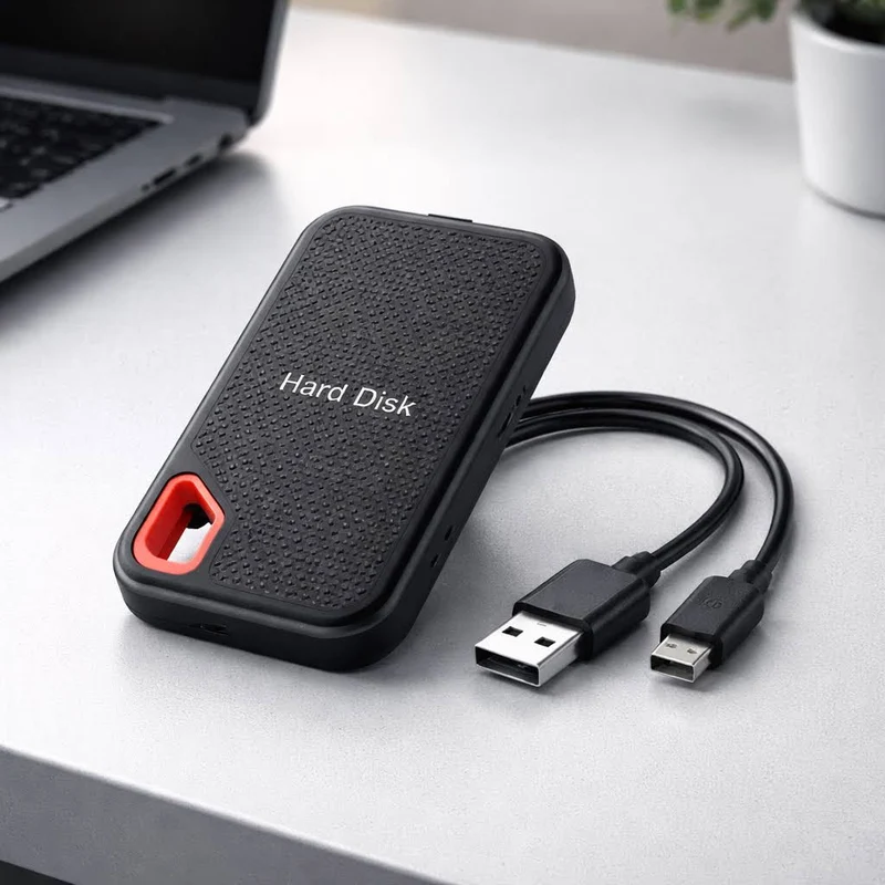 Tragbare externe SSD – Speicherung und Datenübertragung