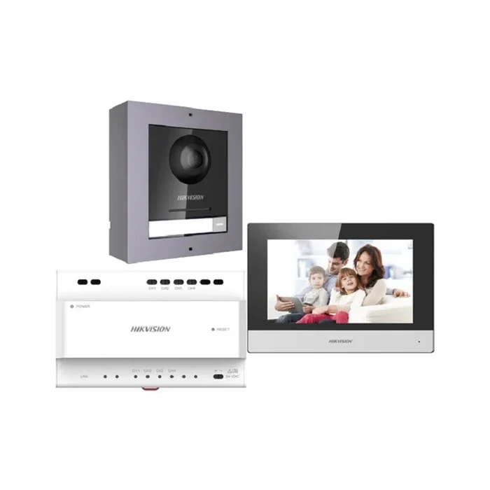 Hikvision Video-Türsprechanlage Set DS-KIS702Y