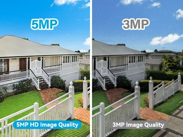 Jennov P52 J Series 5MP Add-On WiFi Camera – Solar Powered, Battery Operated, Works with EseeCloud App
