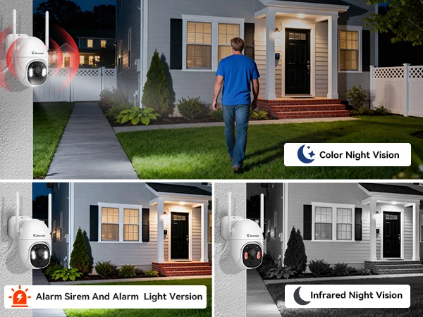 Jennov P52 J Series 5MP Add-On WiFi Camera – Solar Powered, Battery Operated, Works with EseeCloud App