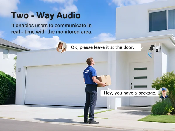 Jennov P52 J Series 5MP Add-On WiFi Camera – Solar Powered, Battery Operated, Works with EseeCloud App