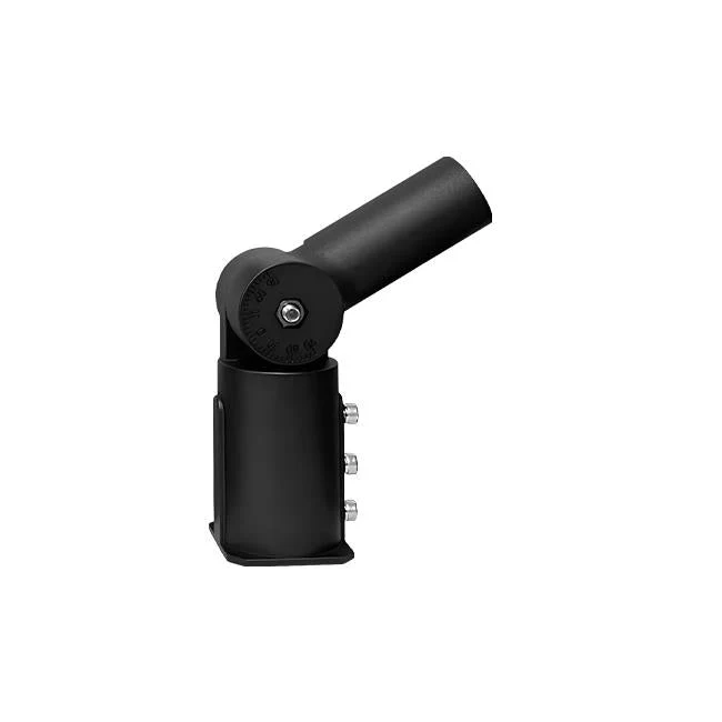 Straßenlaternenadapter | Ø60mm bis Ø50mm | Schwarz | Neigbar
