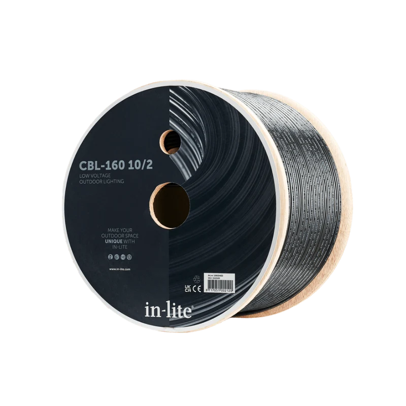 In-Lite 10/2 Kabel - CBL-40 / CBL-120 / CBL-160 - 12V Kabel voor Tuinverlichting