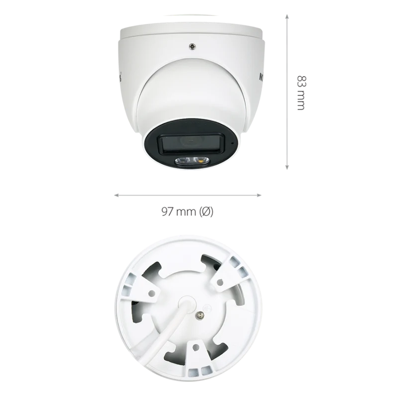 Novus Beveiligingscamera Set 2x 6MP met 8-kanaals Recorder en 1TB Opslag