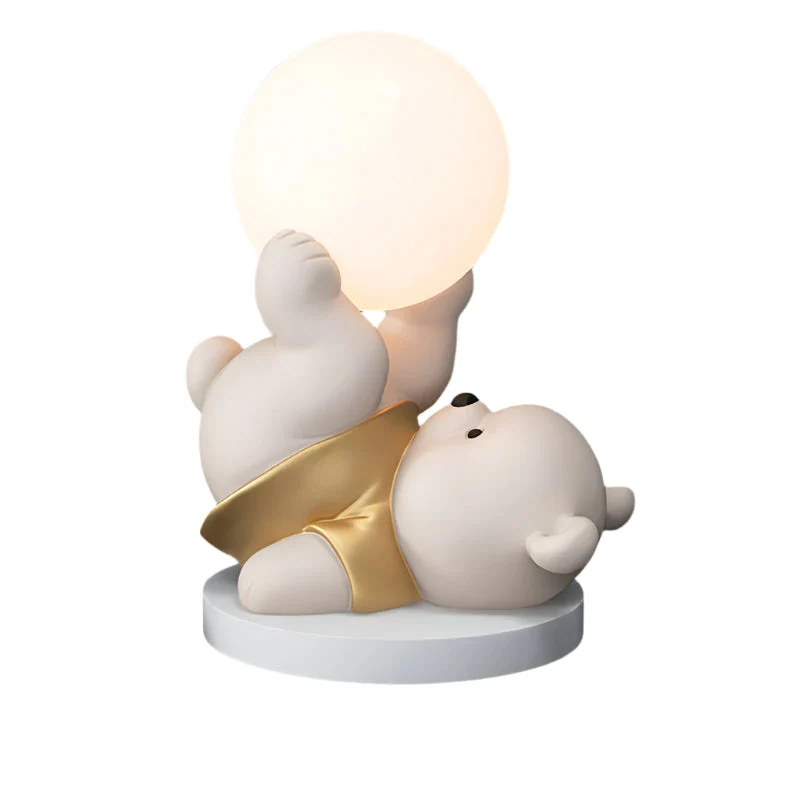 LumoBear – Kompakte LED-Tischlampe mit Bärendesign