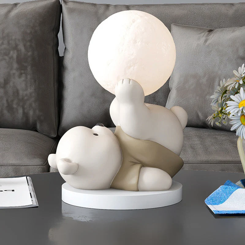 LumoBear – Kompakte LED-Tischlampe mit Bärendesign
