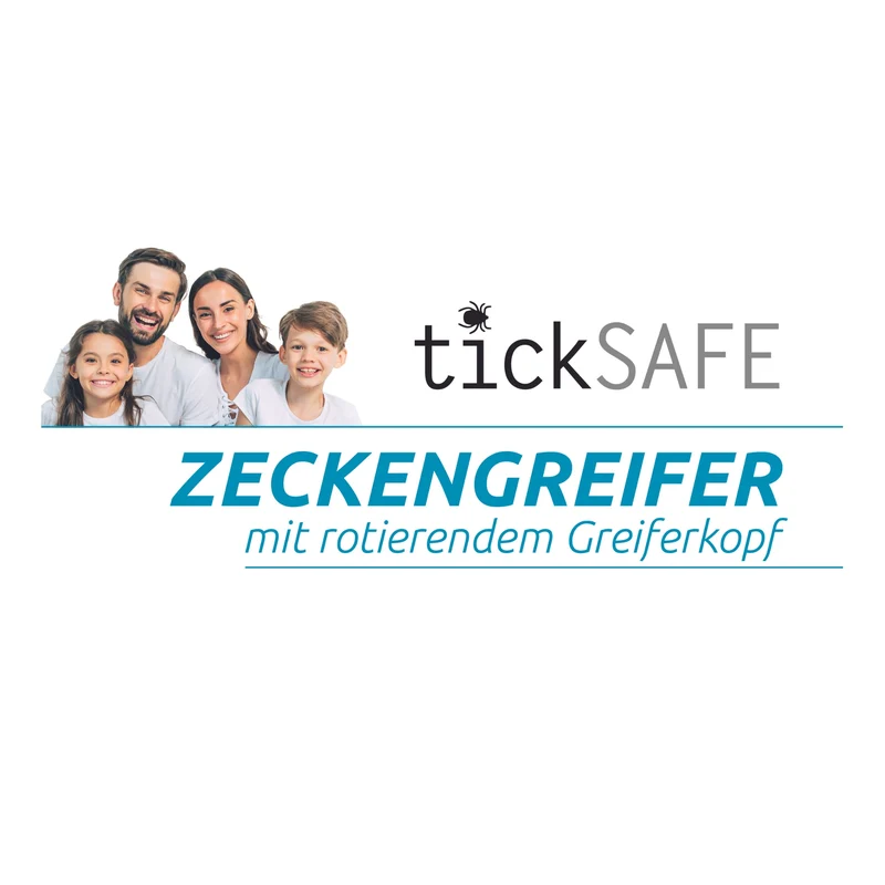 Zeckengreifer für Menschen mit rotierendem Greiferkopf
