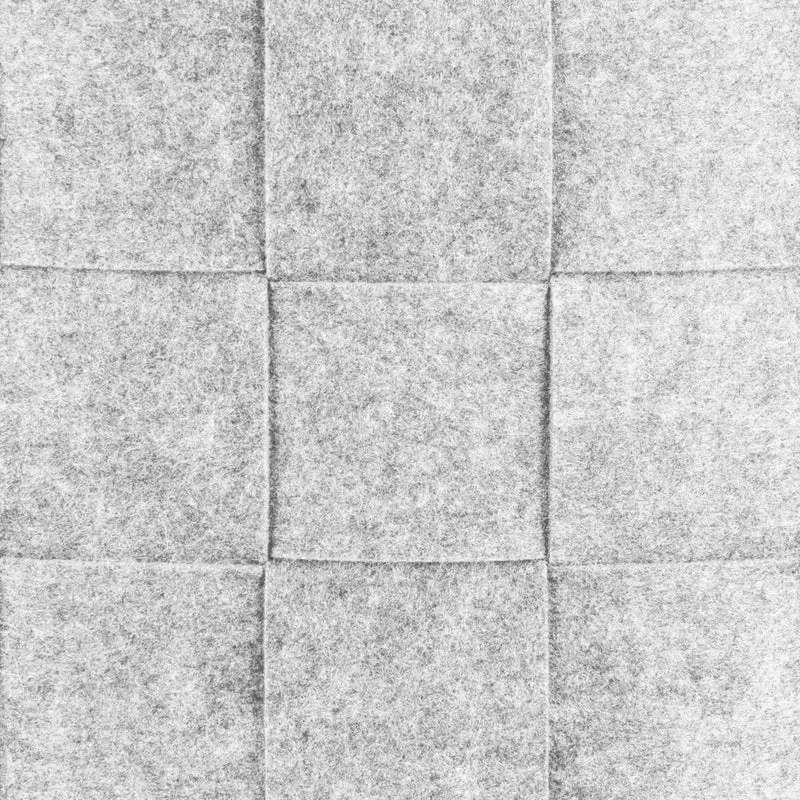 Filz-Aufbewahrungskorb L - 40 x 40 x 40 cm - Hellgrau