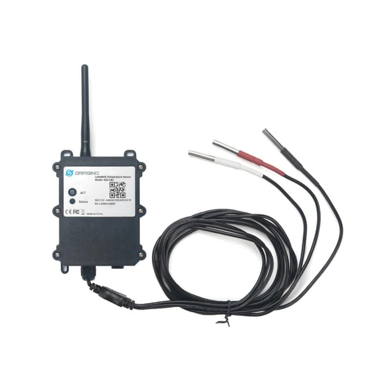 Dragino D23-LB | LoRaWAN Triple-Probe Industrial Temperature Sensor