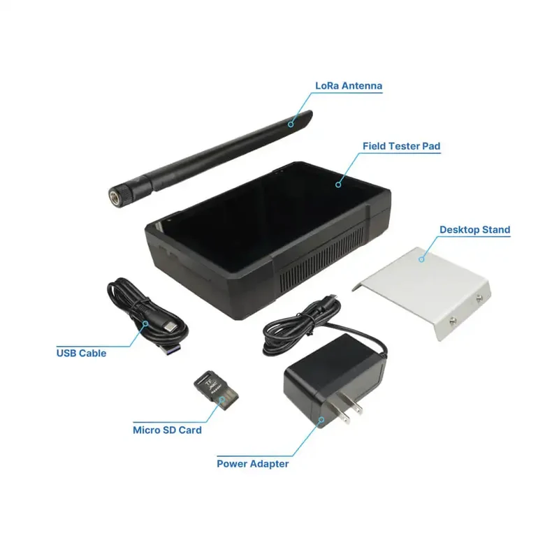 RAKwireless RAK7590 | Handheld LoRaWAN Field Tester Pad with GPS & 7-Inch LCD