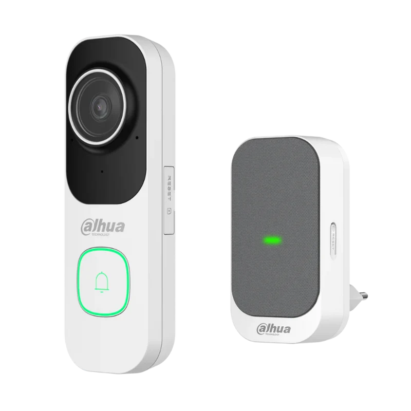 Dahua Slimme WiFi Deurbel set Wit met Gong (DH-VDKP01-WG)