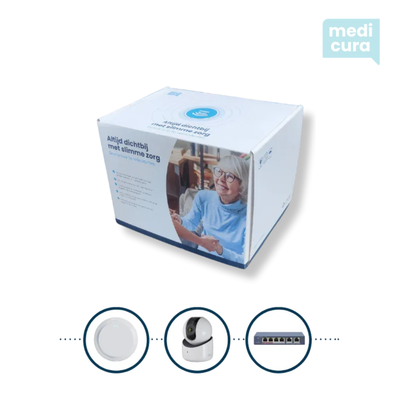 Medicura Valdetectie Pakket – Slim Plug & Play Zorgdomotica Systeem