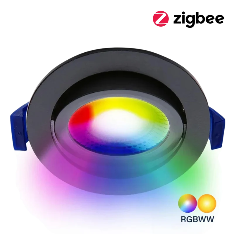 EcoDim Zigbee LED Inbouwspot - RGBWW 2700K-6000K