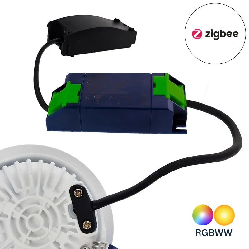 EcoDim Zigbee LED Inbouwspot - RGBWW 2700K-6000K