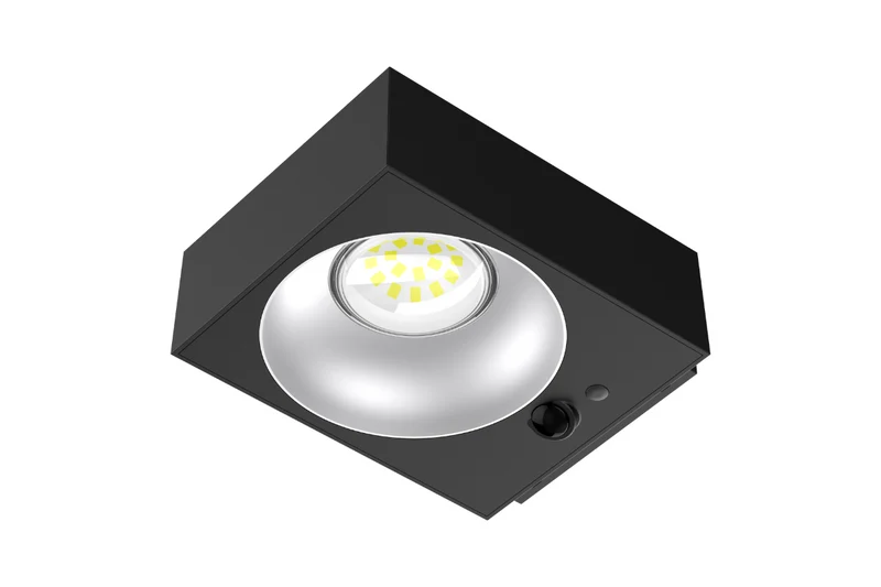 NexSun Ember | 1000 Lumen | Quadratische, moderne Solar-Wandleuchte