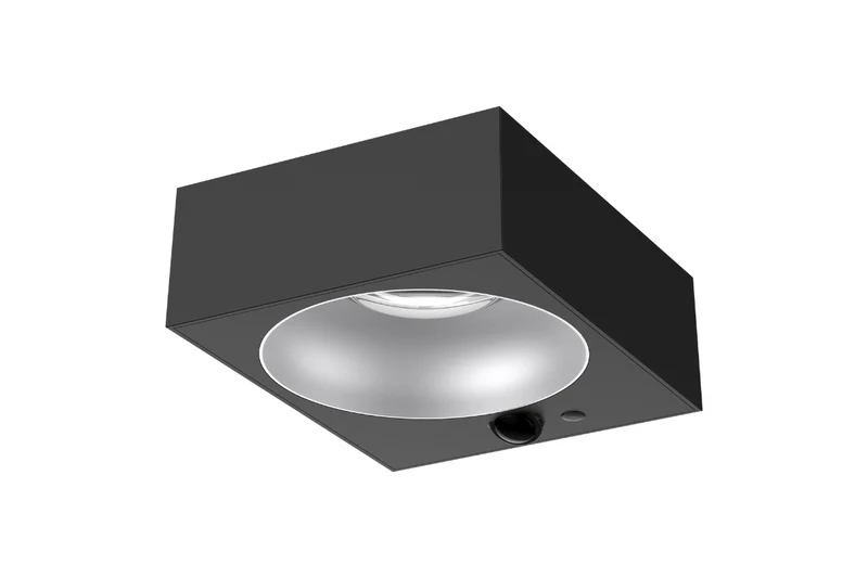 NexSun Ember | 1000 Lumen | Quadratische, moderne Solar-Wandleuchte