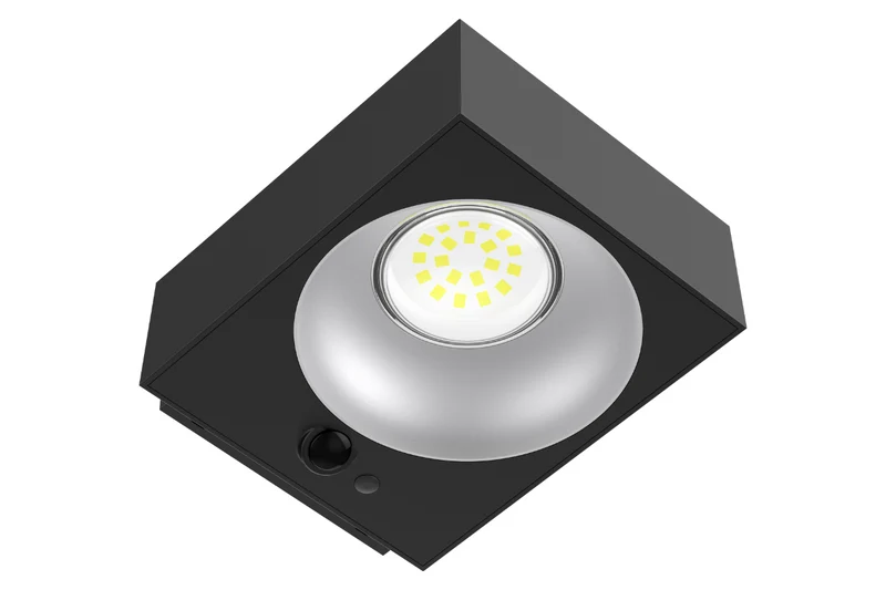 NexSun Ember | 1000 Lumen | Quadratische, moderne Solar-Wandleuchte