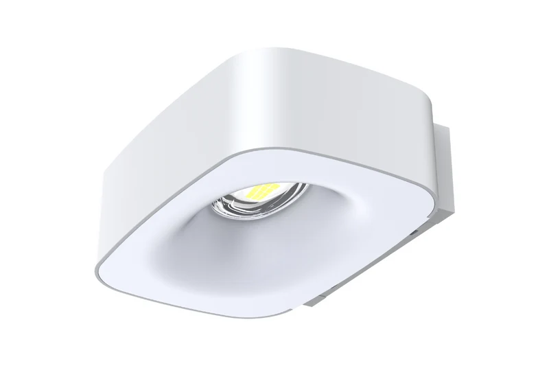 NexSun Aurora | 700 Lumen | Moderne, weiße Solar-Wandleuchte mit Auf- und Abwärtsbewegung