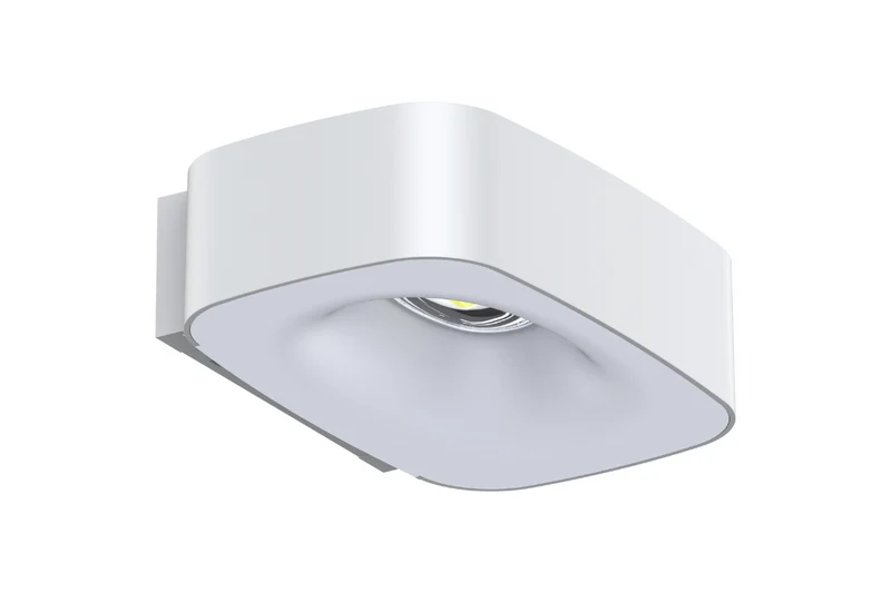 NexSun Aurora | 700 Lumen | Moderne, weiße Solar-Wandleuchte mit Auf- und Abwärtsbewegung