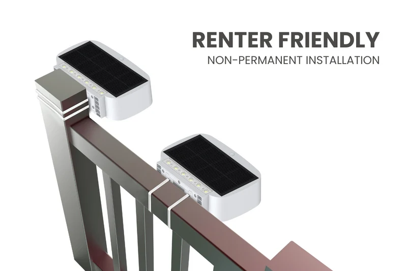 NexSun Aurora | 700 Lumen | Moderne, weiße Solar-Wandleuchte mit Auf- und Abwärtsbewegung