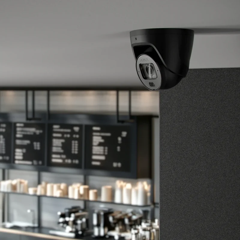 AJAX IP-Überwachungskamera "TurretCam HLVF" 8 MPx mit Varifokal-Objektiv