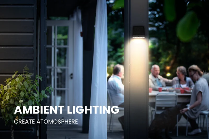 NexSun Polaris | 1000 Lumen | Moderne Solar-Wandleuchte mit hoher Kapazität