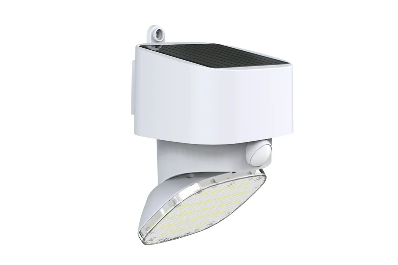 NexSun Nautilus | 2000 Lumen | Neigbare und drehbare Solar-Wandleuchte mit PIR-Sensor