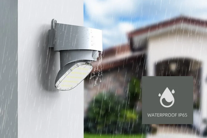 NexSun Nautilus | 2000 Lumen | Neigbare und drehbare Solar-Wandleuchte mit PIR-Sensor