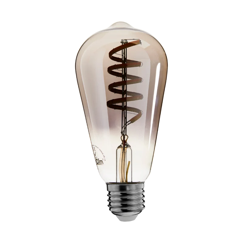 EcoDim Zigbee led lamp E27 edison 2000K-4000K (ST64)
