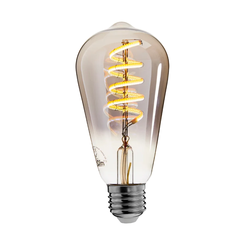 EcoDim Zigbee led lamp E27 edison 2000K-4000K (ST64)